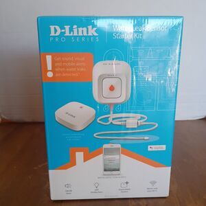 D-LINK Wi-Fi Water Leak Sensor Starter Kit DCH-S1621KT **Sealed**